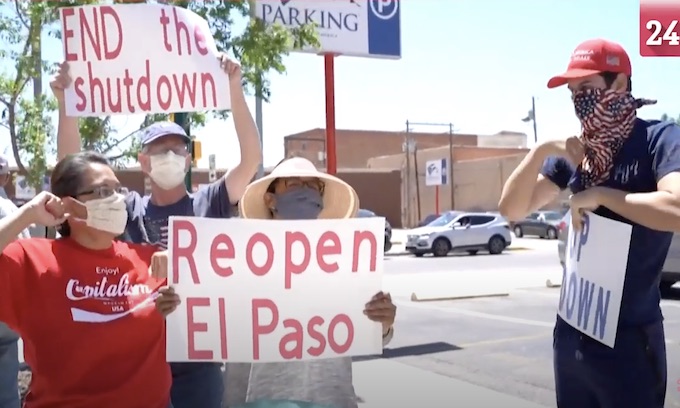Organizer Of El Paso Reopen Texas Rally Cited For Violating Citys Stay Home Order Gopusa